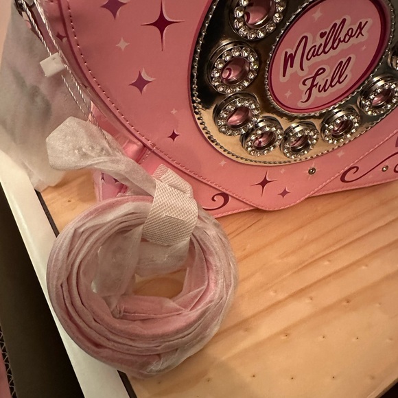 Sugar Thrillz / Dolls Kill SWEET RING GLITTER HANDBAG NWT - Picture 8 of 9